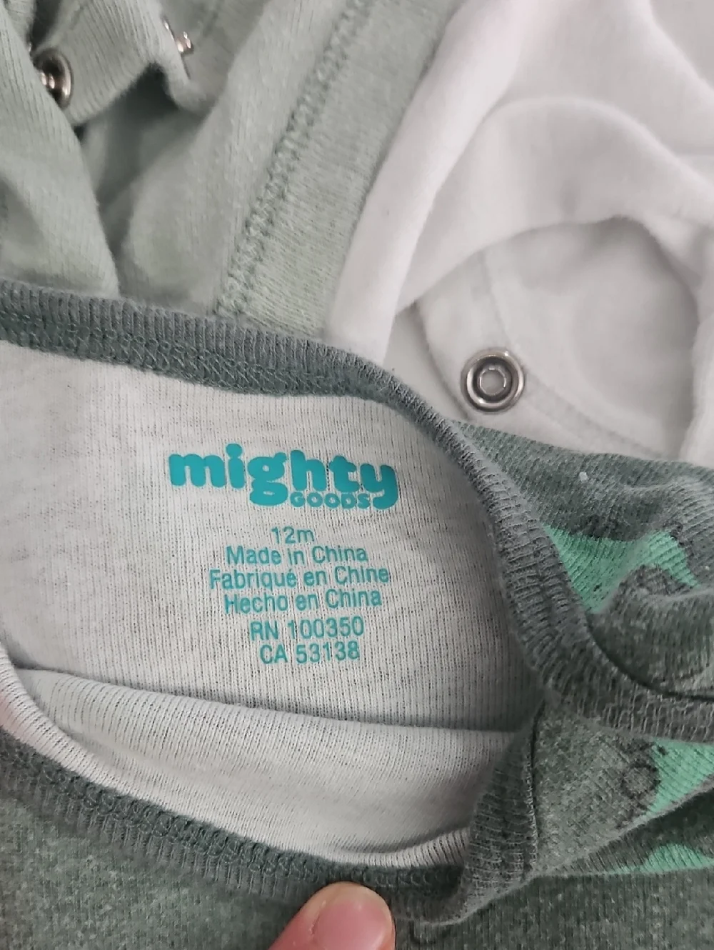 Baby Dinosaur Bodysuits & Tops - Green, Mint, White, Navy, Mustard